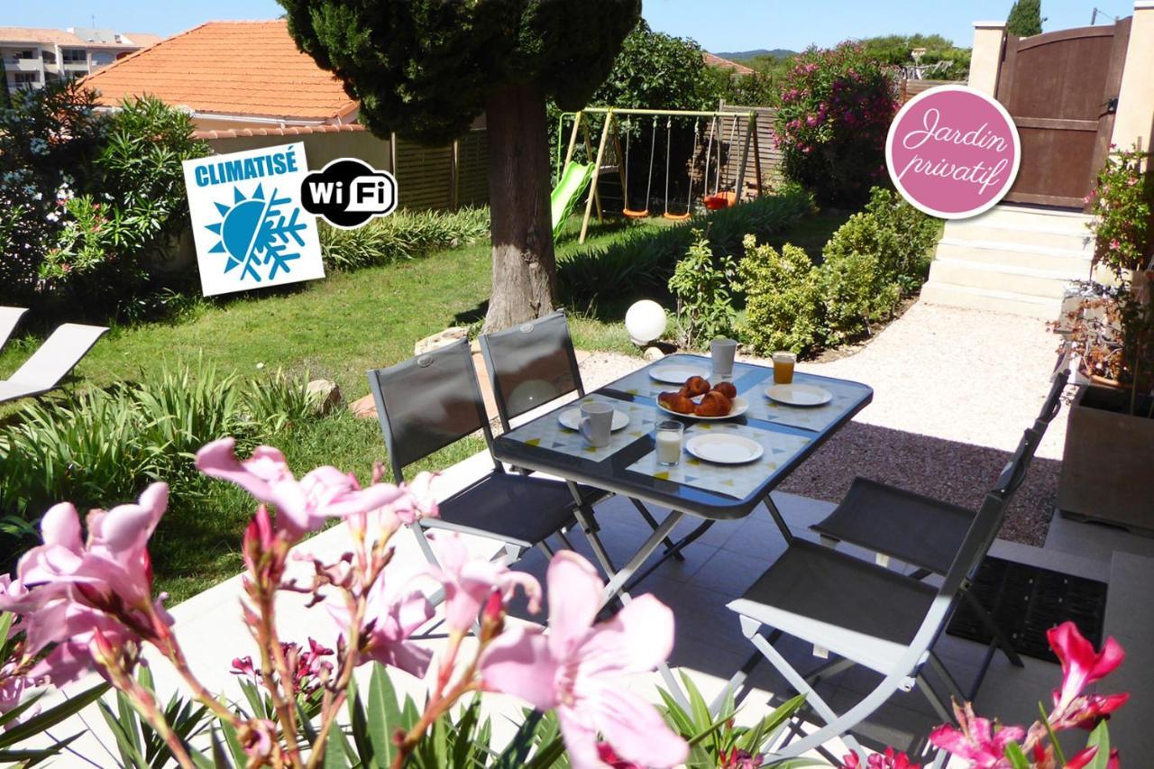 Bas De Villa Jardin Plein Sud Proche Mer Clim-Wifi Saint-Mandrier-sur-Mer Exteriér fotografie